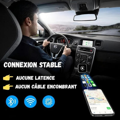 Wireless CarPlay & Android Auto – Pour iPhone & Android
